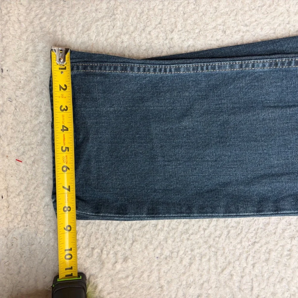 Levis 527 Slim Bootcut Jeans Mens 32x32 (34x32) Dark Wash Blue Denim 100% Cotton